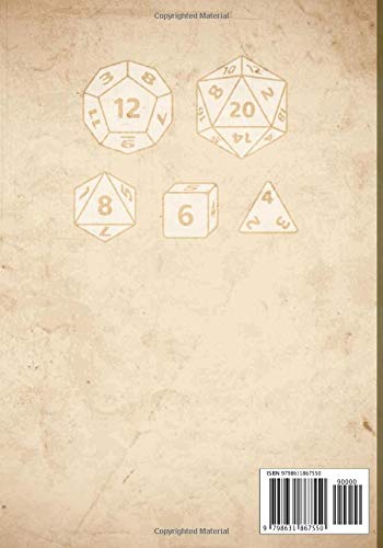 Composition Notebook: For Role Playing Games 7x10", Lined, 120 pages Gamemaster Edition - Image 2