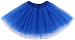 Simplicity Women's Classic Elastic, 3-Layered Tulle Tutu Skirt, Royal Blue
