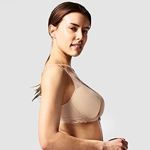 Chantelle Women's Parisian Allure, Plunge T-Shirt Bra, Ultra Nude, 36D #TOP1