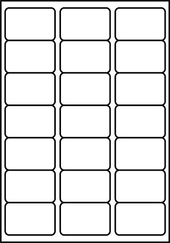 SmithPackaging A4 Self Adhesive Address Labels 21 Labels Per Sheet 100 Sheets 63.5 x 38.1mm 2100 Labels White 21 Per Sheet
