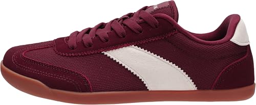 Image of WHITIN Women's Wide Toe Box Barefoot Shoes Retro Style W608 | Zero Drop Support, Natural Foot Alignment, Balanced Walking Feel, Daily Commute, Long Hours Standing