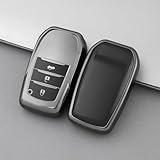 ontto car key fob cover fit for Toyota Yaris Cross Corolla Hybrid RAV4 Prius Camry Fortuner Highlander 2020-2025 key holder TPU Smart key Shell case keyring keychain styling Accessories 3 buttons 1 - Image 3