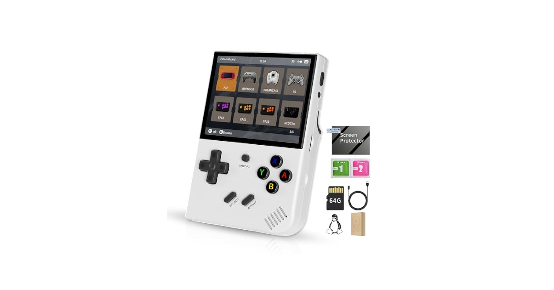 RG35XX PLUS レトロゲームコンソール | 5000+ ゲーム Amazon.com