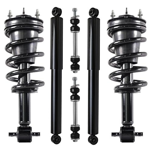 Detroit Axle - Rwd Struts Kit For 2014-2018 Gmc Chevy Silverado Sierra 1500 2...