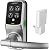 Lockly Secure Plus with Wi-Fi Smart Door Lock, Keyless Entry Door Lock, PIN Genie® Keypad, 3D Biometric Fingerprint Sensor, Voice Control, Auto Lock - Satin Nickel