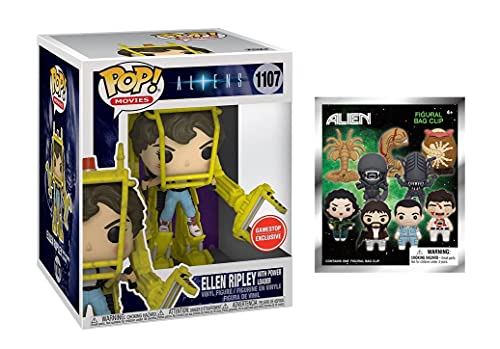 I Dare You Facehugger Funko Pop! Movies Aliens Bundle: Ellen Ripley W/ Power Loader 6' Pop! 1107...