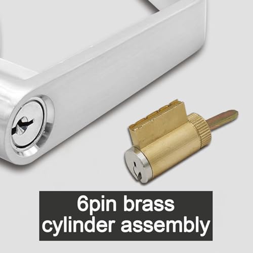 Image of Keyed Entry Commercial Door Lock for Office Heavy Duty Grade 2 Lever | 2-3 /4''Backset, Non-Handed, UL 3 Hour Fire Rated, ADA Compliant, Satin Chrome Finish 26D, X-XG-ET-70