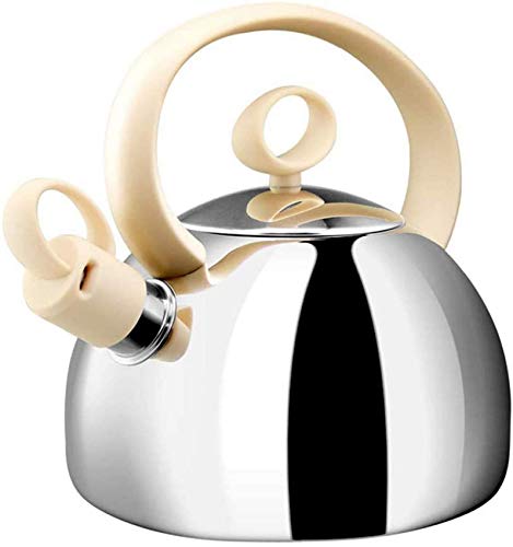 Pfeifkessel aus Edelstahl 2 L Haushaltskessel Pfeifenverdickung Gas-Induktionsherd mit großer Kapazität Universal