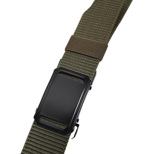 Practical and Stylish Single - Piece Nylon Belt with Modern Metal Buckle3