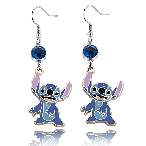 Stitch Gift Ohana Earrings Ohana Jewelry Gifts for Girls Stitch Lover Gifts Stitch Fans Gifts for Women (Stitch Earrings)