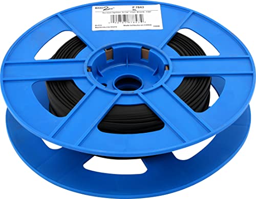 Prime-Line P 7843 Flat Screen Retainer Spline, 3/16 in. Wide, Black (100 Foot roll)