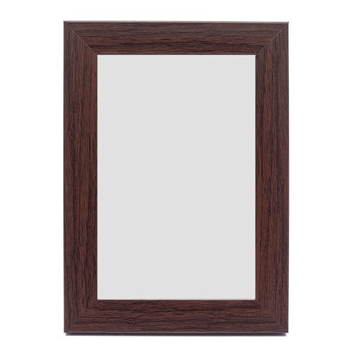 Image of GOLDEN PEACOCK Set of 2 4x6 Inch Photo Frames - Elegant Textured Brown & Gold Finish | Decorative Tabletop & Wall Hanging Picture Frames for Home Decor, Office & Gifting