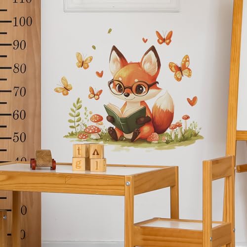 Wall decals Woodland Nursery Fox adhesivos de vinilo miniatura 3