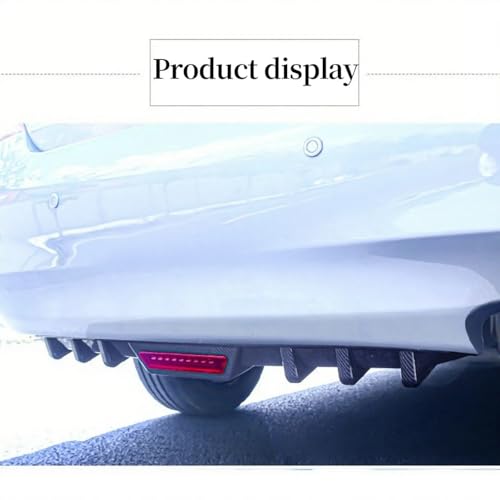 Difusor parachoques Chrysler 300C SRT8 negro con alerón aleta de tiburón 3