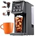 TWOMEOW K Cup Coffee Maker With Bold Setting, Single Serve Hot & Iced Coffee Maker for K-Cup and Grounds, 52 Oz Removable Water Tank, 6 to 14oz Brew Size, Pod Coffee Machine With Reusable Filter, Gray