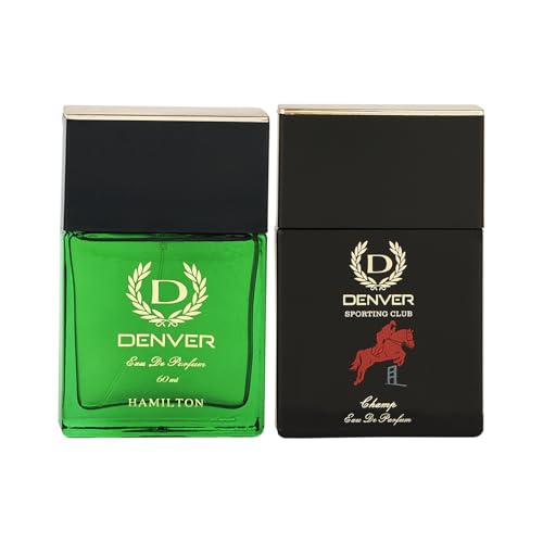 Image of DENVER Hamilton & Champ Perfume For Men - 60ML Each, Pack Of 2| Long Lasting Perfume Body Scent For Men