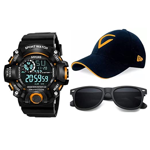 See full amazon price history chart for ADNOCK,Digital Sports Watch, Multi-Functional Watch for Boys & Men with Cap and Sunglasses, Combo Pack of 3 ADNOCK,Digital Sports Watch, Multi-Functional Watch for Boys & Men with Cap and Sunglasses, Combo Pack of 3 (B0BMVS7KW8) Amazon Price History, Amazon Price Tracker