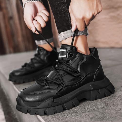 Men's Fashion Sneakers Work Hiking Boot Casual Athletic Walking Shoes High Top Sneakers for Men4