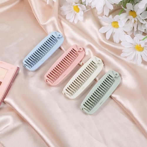 4 Peines Plegables Viaje Mini para Mujer y Hombre miniatura 6
