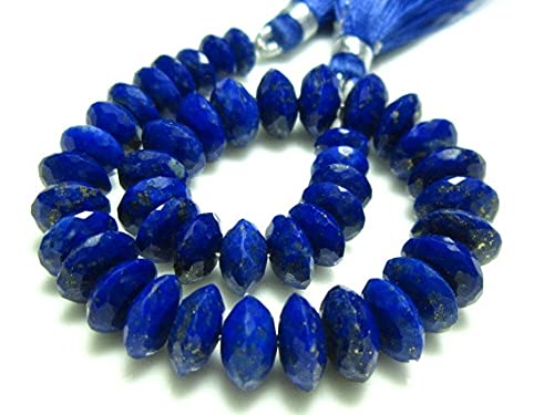 Lapis-lazuli fil de perles de qualité AAA ronde rutilante pour joaillerie de luxe