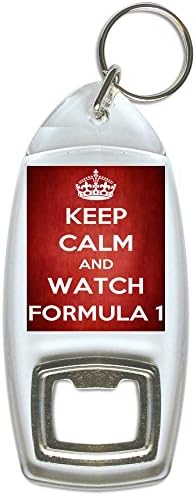 Keep Calm and Watch Formula 1 - Bottle Opener Keyring