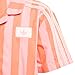 adidas Kids Boys Resort Stripped Collared Short Sleeve Button Up Shirt & Shorts Set Casual Tops Casual - Pink - Size XS
