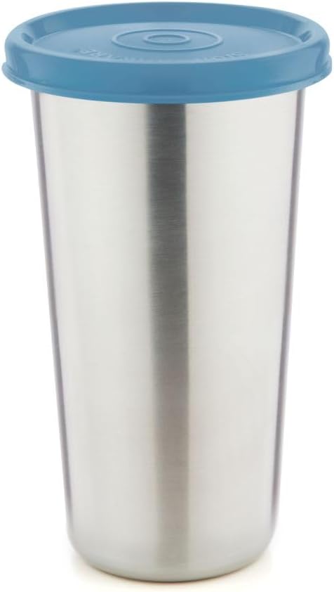 Signora Ware Stainless Steel Mini Tumbler | Airtight & Leakproof | Easy to Carry | Useful for Gym & Yoga Sessions | Great for Office, Picnics & Travel | Good for Chilled Beverages (300Ml | Eblue)