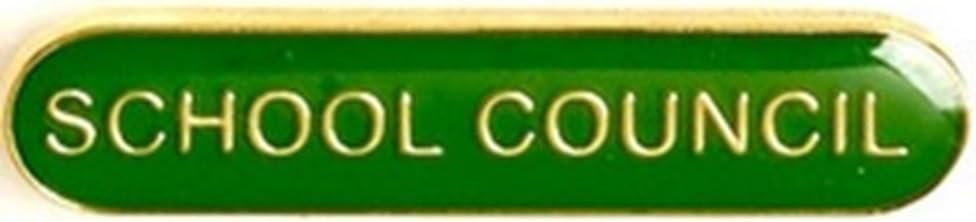 SCHOOL COUNCIL METAL PIN BADGE GREEN SB012G