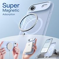 JETech Matte Magnetische Hülle für iPhone Air, Blau – Ansicht 4