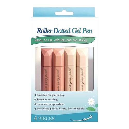 Desenrollador de cinta adhesiva, 4 piezas, adhesivo de doble cara, impermeable, dispensador de pegamento para álbumes de fotos, para aula, oficina, diario, creación de tarjetas de proyectos artísticos