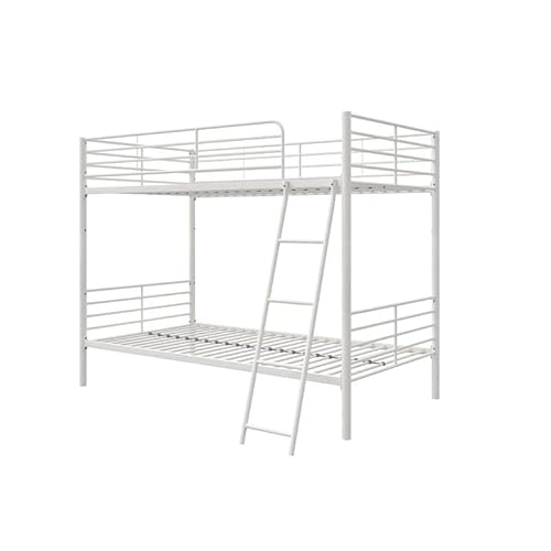 Dhp Tailor Convertible Bunk Bed, Converts To Two Twin Beds, Twin-Over-Twin, White #TOP12