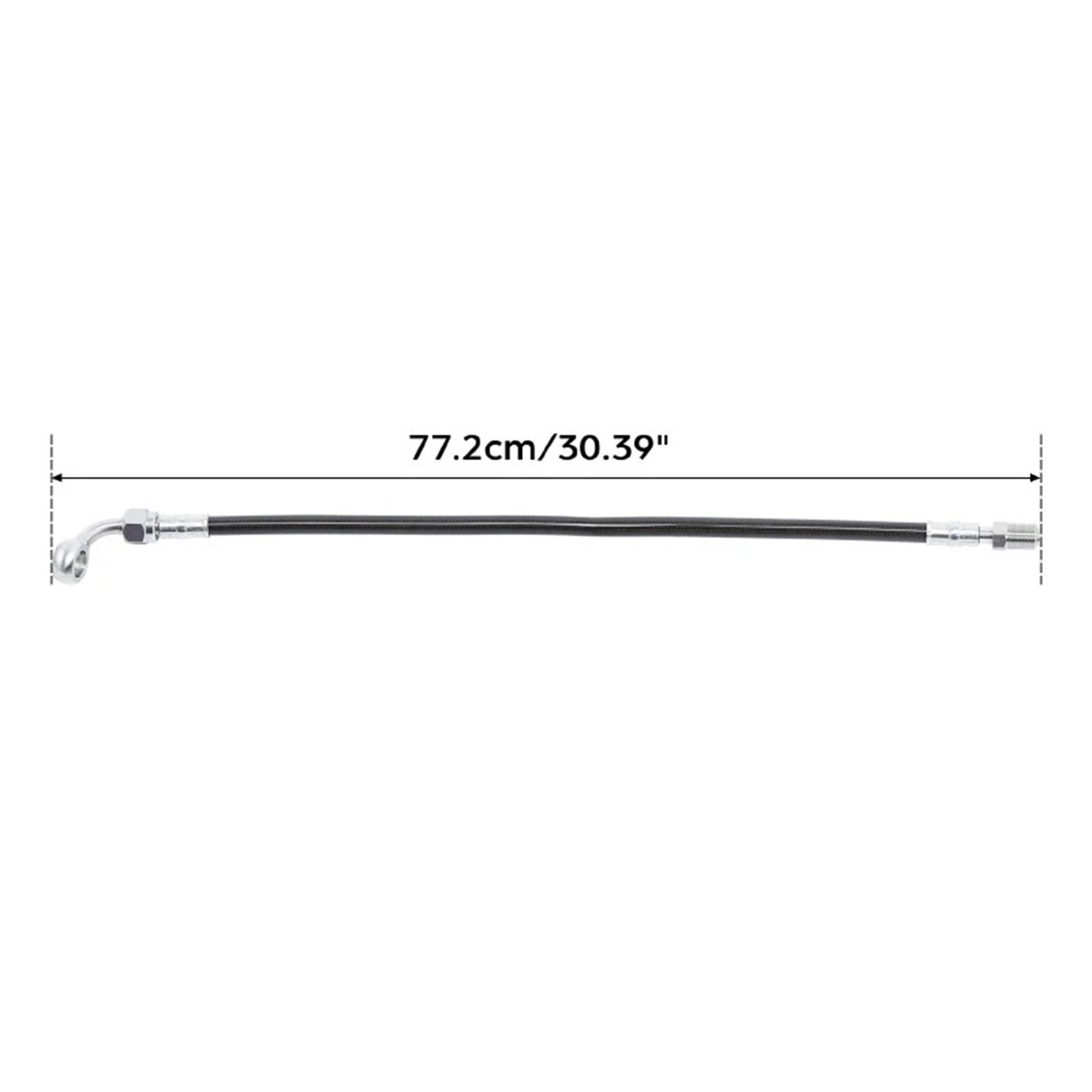 Kable napędowe Pasuje do motocykla Harley Softail Breakout Sport Glide Street Bob Low Rider FLSTF FLSB FXBB FLHCS Przewód hamulcowy Motocyklowe kable napędowe(Length 77.2cm)