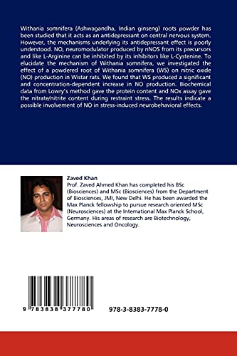 Nitric Oxide-Dependent Stress Modulation by Withania Somnifera: Stress Management