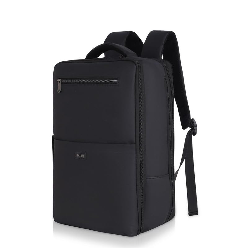 Image of B'CODE Overnighter Leather Laptop Backpack | Stylish Bucket Design with Multifunctional Pockets | Water-Resistant & Durable Travel and Office Bag for Men & Women