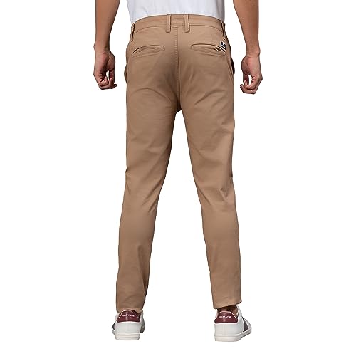 Image of Red Tape Casual Chinos for Men | Grey | Solid Woven Chinos | Skinny |Comfortable & Breathable | Durable & Moisture Absorbent | Cotton Chinos for Men