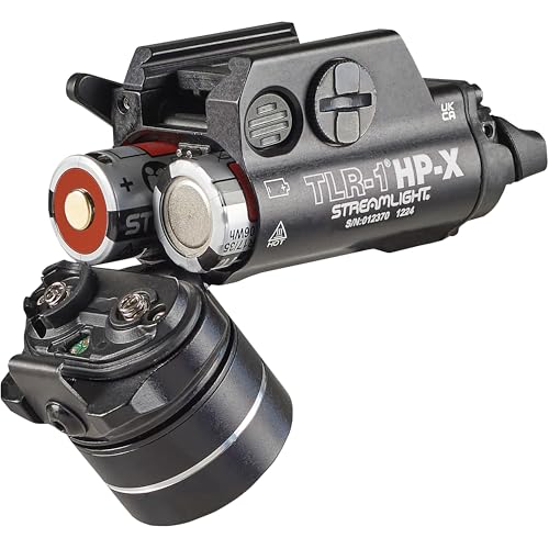 Streamlight 69168 TLR-1 HP-X USB 1300-Lumen High Candela Rail-Mounted Rechargeable Weapon Light, Includes Rail Locating Keys and Batteries, Black - Image 8