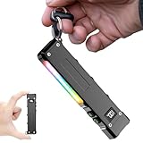 Relybo Torcia LED Potente Professionale 1000000 Lumens, 2 Interruttori & 9 Modalità (con UV 395 nm) Torcia LED Ricaricabile, Torcia Potente Tattica Luce Laterale COB, Clip, Per Uso Esterno Emergenza