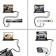 GLER USB 2.0 Video Audio Konverter, VHS zu Digitalisieren Video Adapter, Support NTSC, PAL, SECAM, USB 2.0 Converter VHS Capture für Windows 2000, XP/Vista/VHS/VCR/DVD
