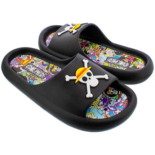 Ground Up One Piece Collage Mens Slide Sandals (US Footwear Size System Adult Men Numeric Medium 10)