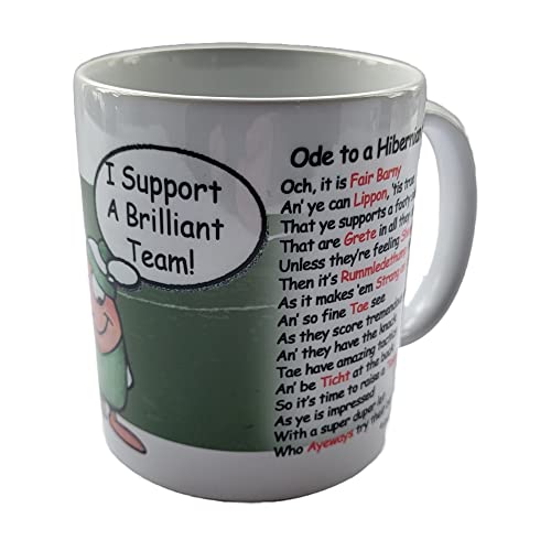 Impishodes Hibernian FC Football Supporter Ceramic 11oz Mug