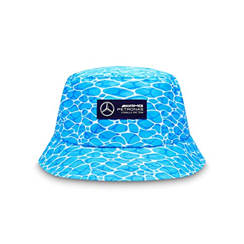 Sombrero de pescador Mercedes AMG F1 George Russell azul multicolor bucket hat 2023
