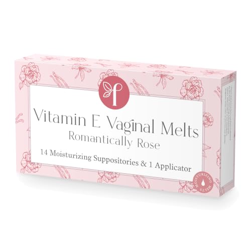 Femallay Organic Vitamin E Vaginal Melts – Romantically Rose – 1-pack