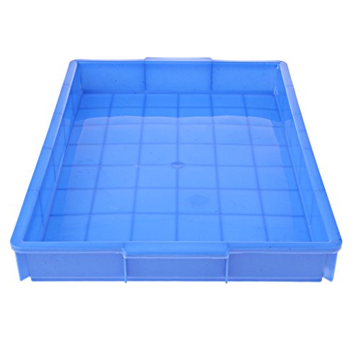 Bandeja de Plástico Caja de Arena Psicologia Sand Tray para Construcción de Modelo Militar Escena