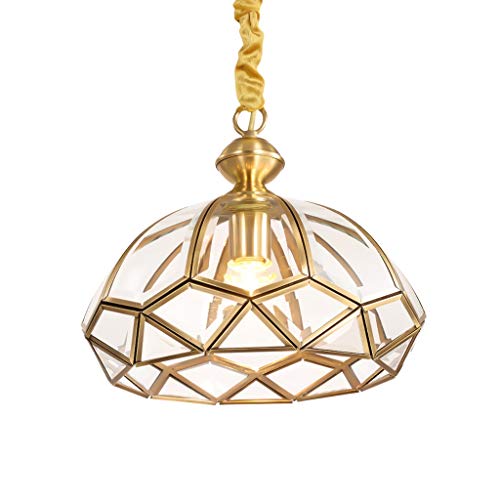 LIZHIQIANG Lustre, Luminaire Suspendu Rustique Pour La Salle À Manger Hall D'entrée Chambre À Coucher Salon Hall D'entrée Hall D'entrée Lustre En Cuivre