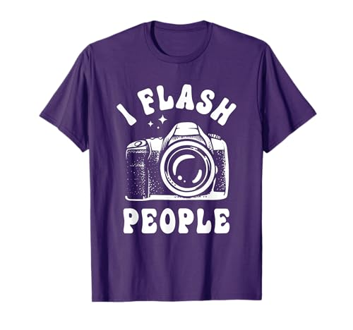 Photography Lover I Flash People Funny Camera Photographer T-Shirt
