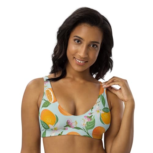 Haut de bikini rembourré haut de gamme en tissu texturé pour une silhouette sculptée