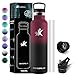Produktbild KollyKolla Thermosflasche 1L Kohlensaeure Geeignet, Trinkflasche Edelstahl mit Strohhalm, Thermoskanne BPA-frei, Isolierflasche Auslaufsicher, Wasserflasche für Fitness, Schule, Outdoor, Sport, Gym