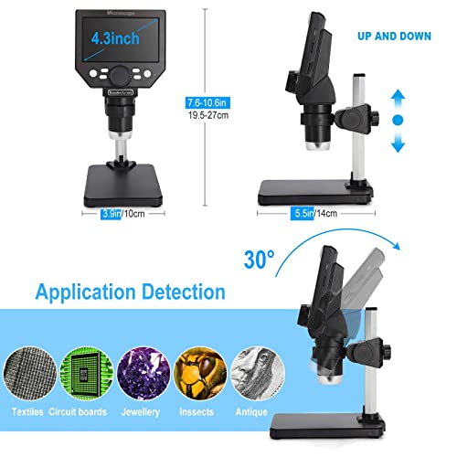 Mikroskop Koolertron LCD Digital USB 4,3 Zoll 1080P 8 Megapixel