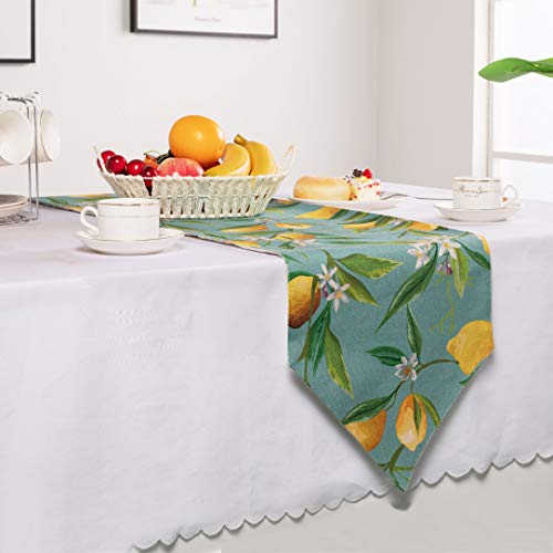 Exclusive Discount 90% Price JOYHILL Farmhouse Table Runner 13x72 Inch for Home Decoration and Everyday Use, Fresh Lemon Table Runner for Spring Summer