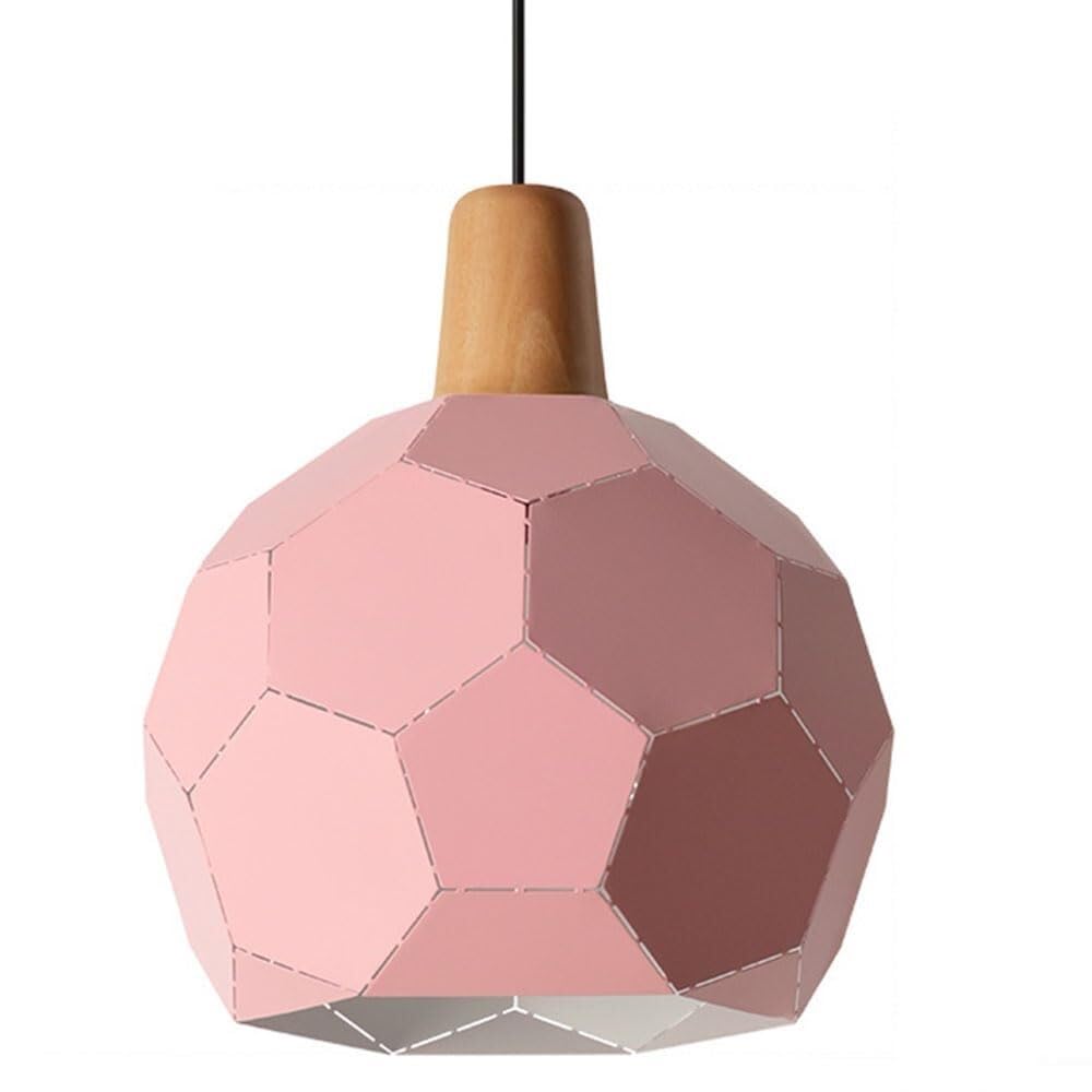 Lustre en bois coloré design nordique minimaliste aux finitions premium